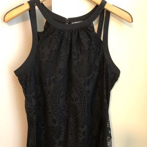 Express tank top , lace front . Size medium